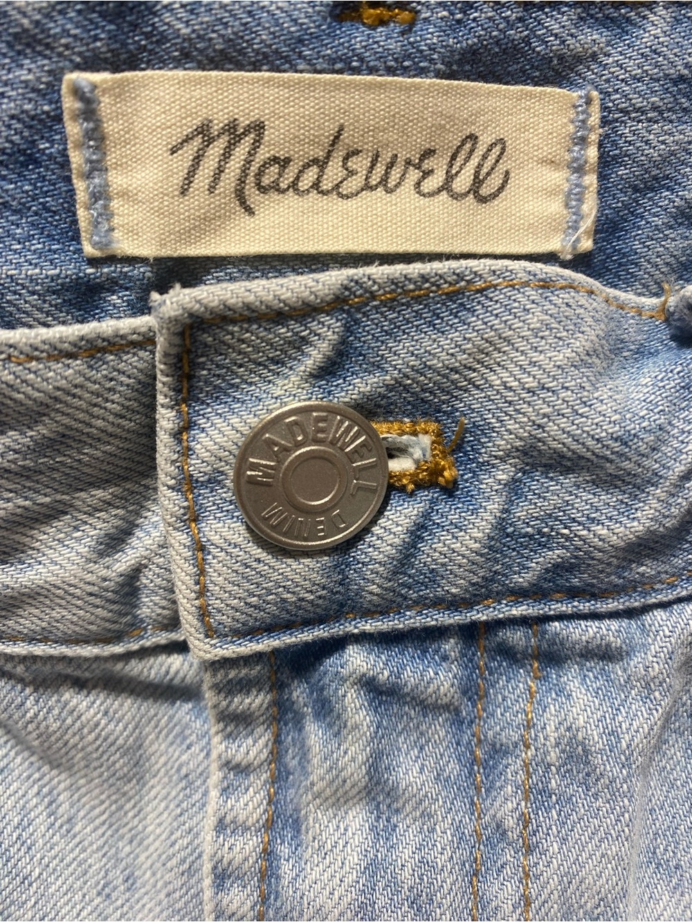 Madewell “The Perfect Vintage Jean” Light Wash 100% Cotton Size 25 - Picture 5 of 13